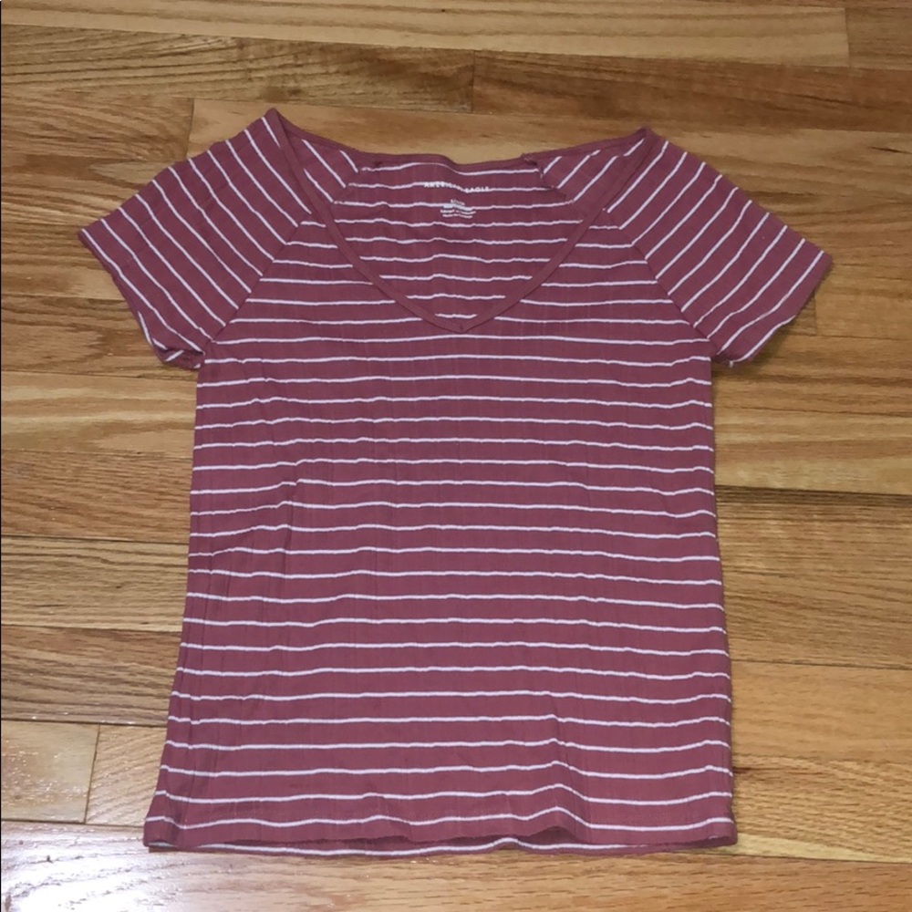 American eagle striped tshirt - size s